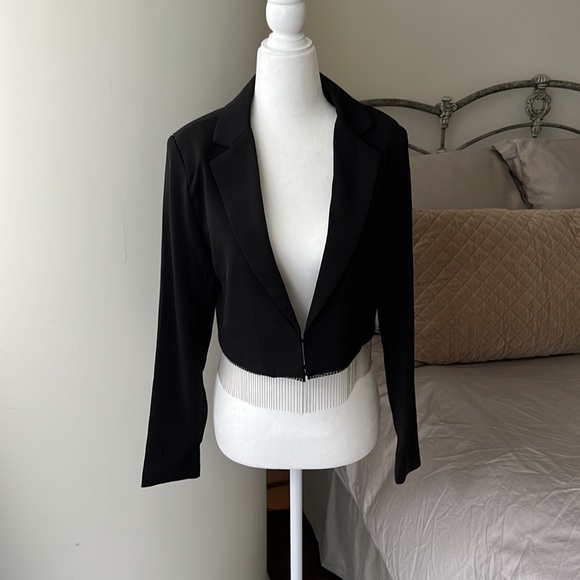 Fore Crystal Fringe Blazer - Picture 7 of 14